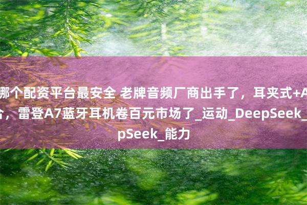 哪个配资平台最安全 老牌音频厂商出手了，耳夹式+AI结合，雷登A7蓝牙耳机卷百元市场了_运动_DeepSeek_能力